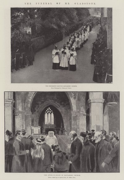 The Funeral of Mr Gladstone by William Barnes Wollen